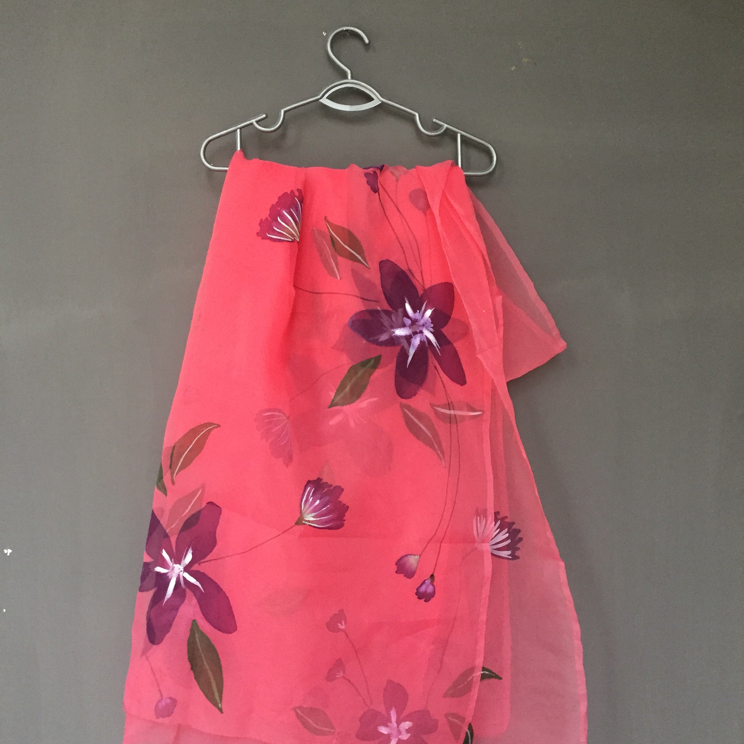 Flora - Hand Painted Dupatta