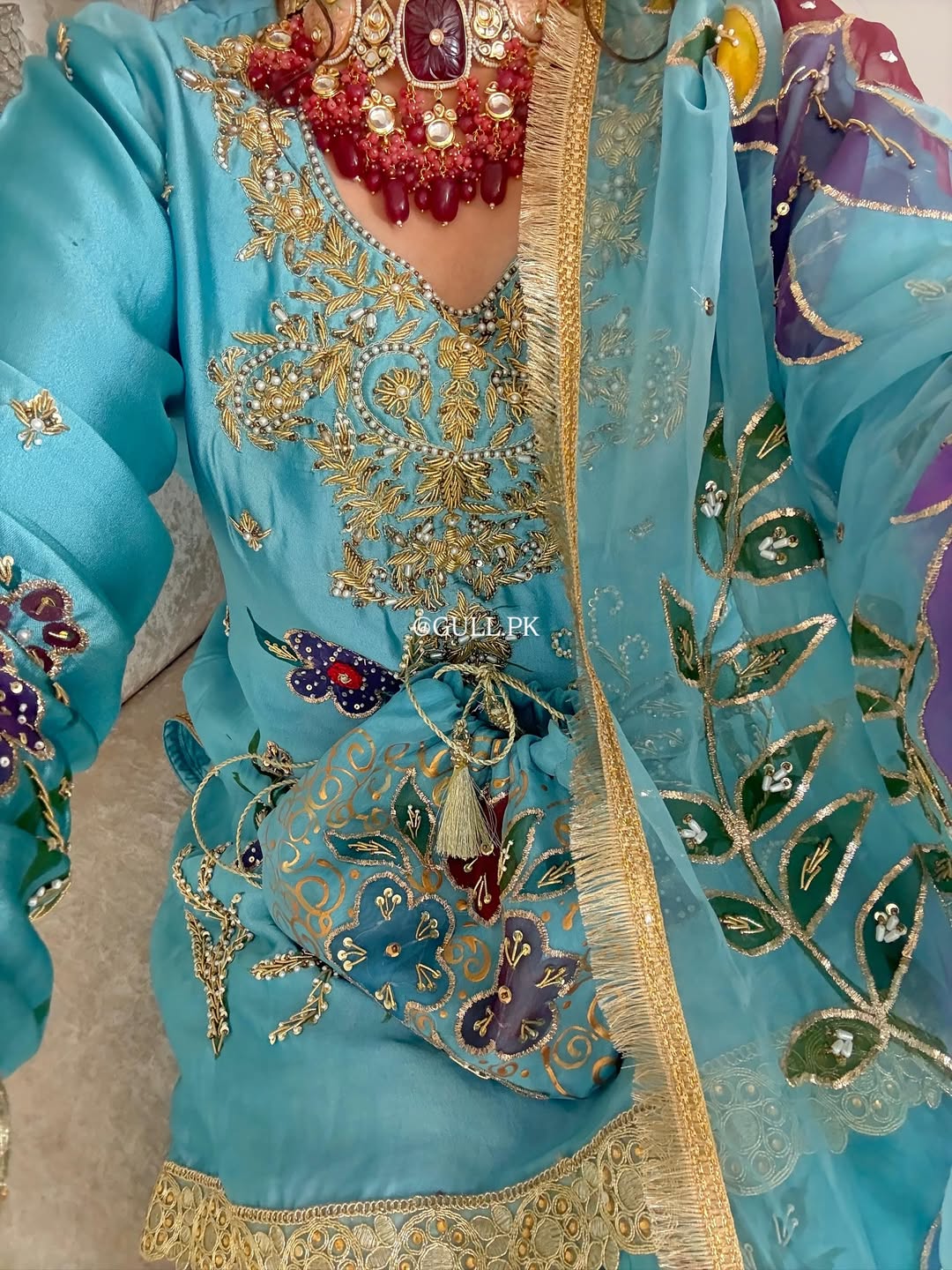 feroza فیروزہ - Gharara set