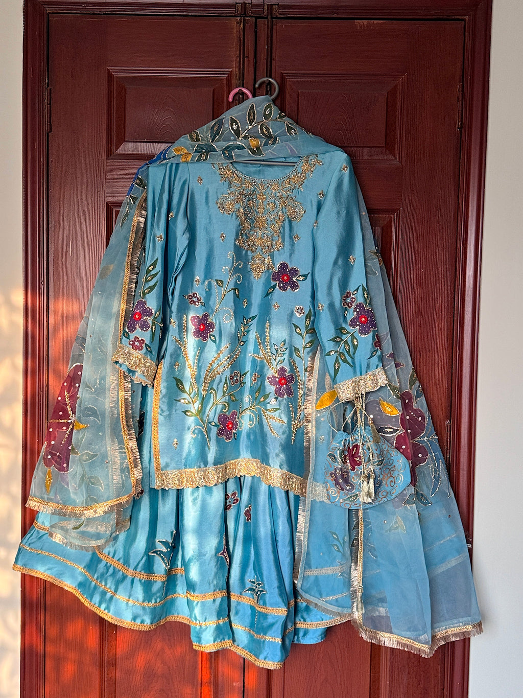feroza فیروزہ - Gharara set