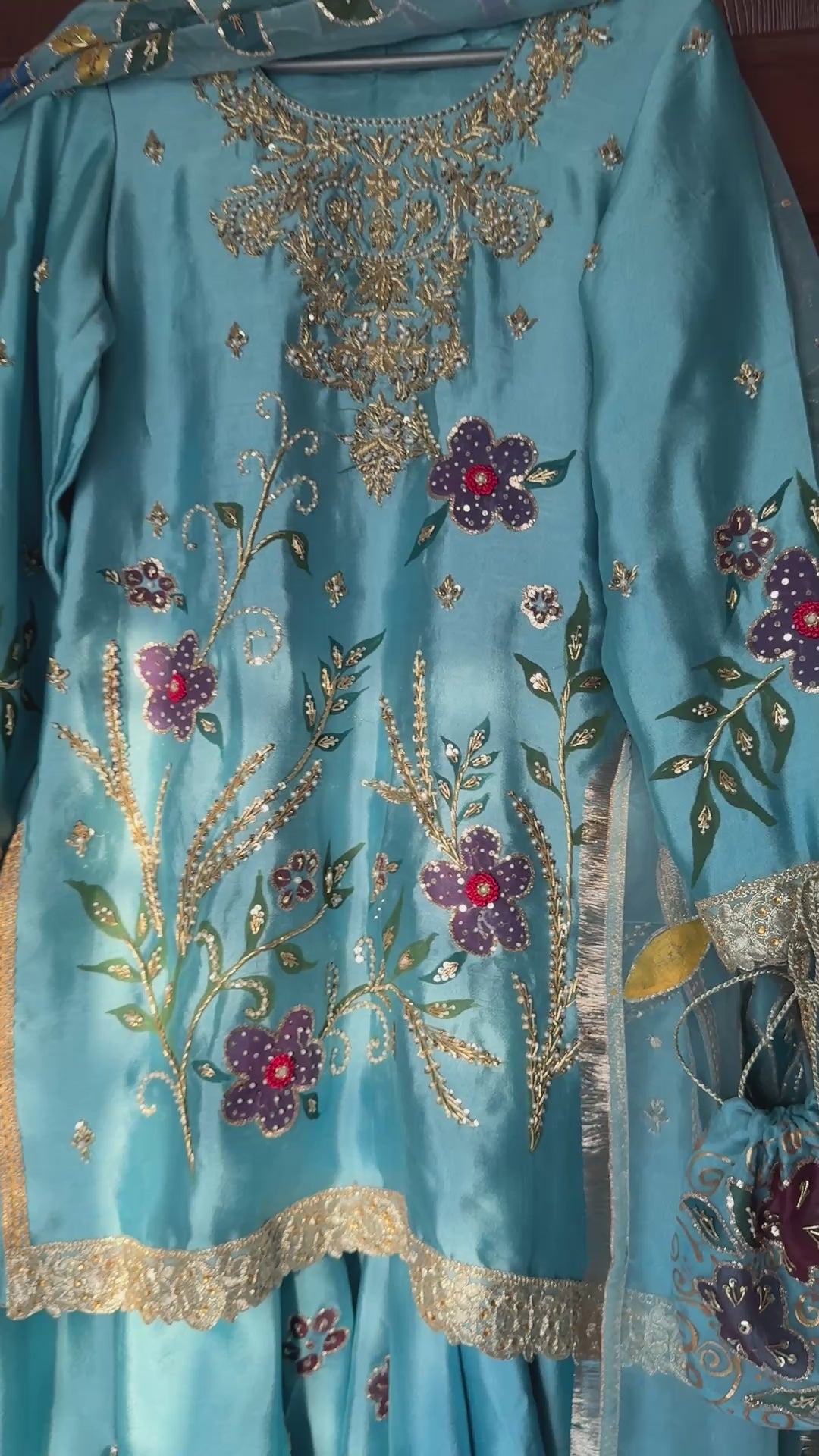 feroza فیروزہ - Gharara set